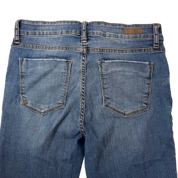 Kut from the Kloth High Rise Crop Straight Leg Jeans size 6 - Picture 7 of 9